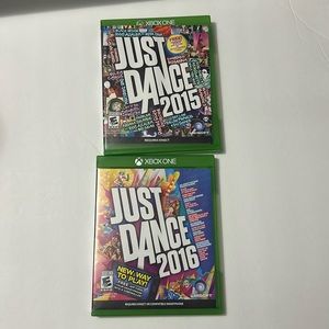 Just Dance 2015 and 2106 XBOX ONE games - pre owned